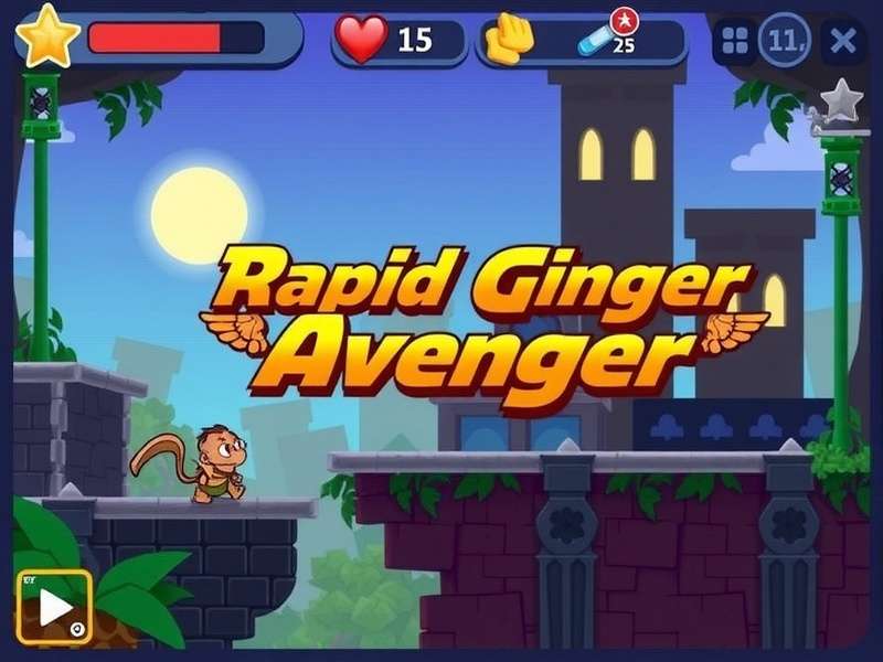 Rapid Ginger Avenger Gameplay Screenshot